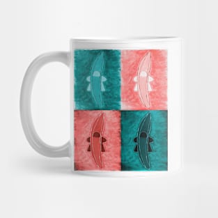 MeepNana Teal Quads Mug